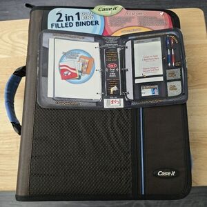 Case-it 2 in 1 filled binder